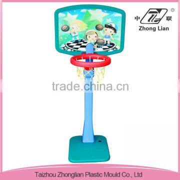 Children plastic outdoor indoor stable middle size stands basketball hoop