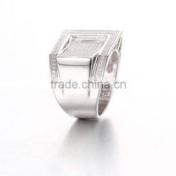 Men's Ring AAA Cubic Zirconia Ring 925 Silver Price Per Gram Wholesale LWR0341 photo-2