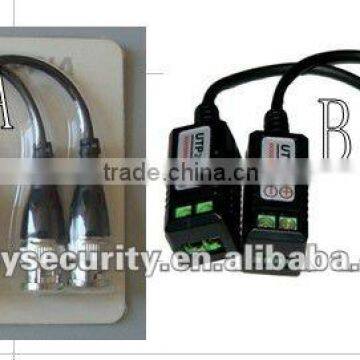 CCTV accessories-1 channel Passive video balun UTP Video transmitter/Receiver