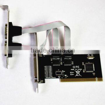 PC Computer PCI TO 1 Port Printer Parallel Port LPT Female,2 Port RS232 COM Serial Port Male Adapter Converter Card,WCH353L Chip photo-3