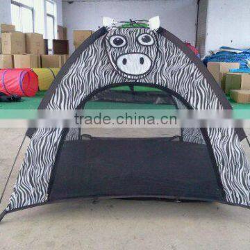 zebra pattern kid dome play tent