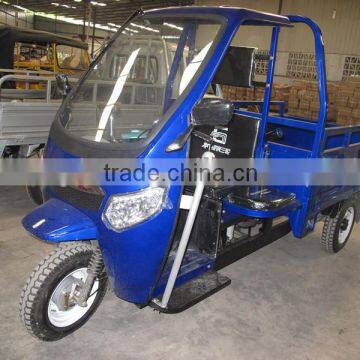 seated cargo tricycle with cabin