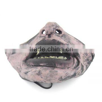 Human Halloween Half masks; latex half mask