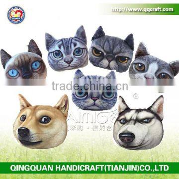 Animal Face Pillow Case Wholesale Popular Cat Face Pillow Cover , Dog Face Pillow Case photo-5