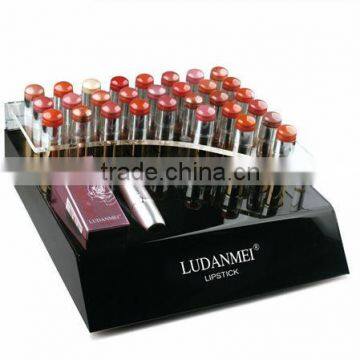 acrylic/plexiglass lip gloss/lipstick cosmetic display stand holder