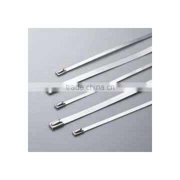 Self-lock 304 Stainless Steel Cable Tie (stainless steel lock steel ball ties)