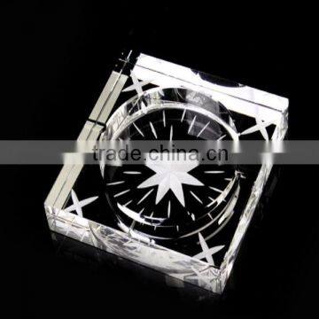 2016 excellent quality pretty crystal ashtray