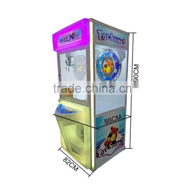 Toy crane claw machine for sale cheap price factory directly