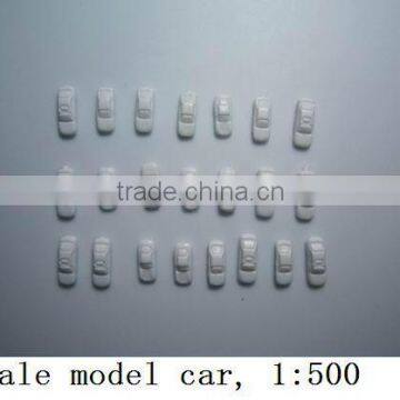 1:500 scale model car with different scale size,miniature model material