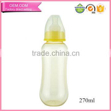 Manufacturing Cool Plastic ppsu baby bottle with PP cap and soft silicone nipple