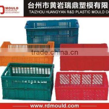 hdpe plastic storage crate mould