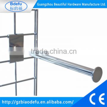 Gridwall Straight Arm with Disc End Stop