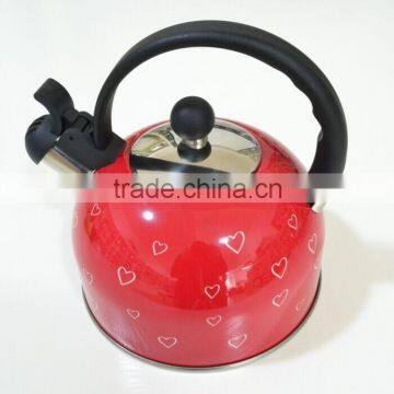 Professional stainless steel whistling water kettle