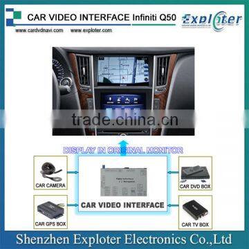 Infiniti-Q50 2013-up video interface
