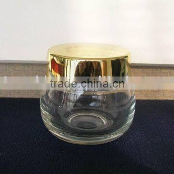 Transparent Glass Cosmetic Jar