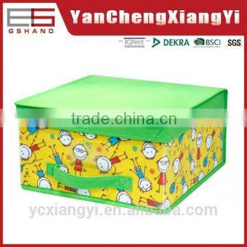 Kids Nonwoven fabric folded storage boxes cheap price in stock