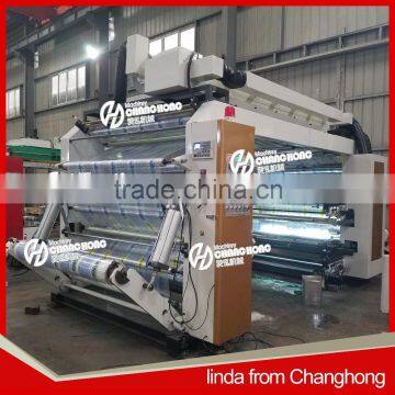 PET 4 Color High Speed Flexographic Printing Machine