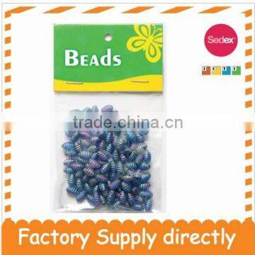 2015 New Fashion Colorful oval Crystal Glass Beads