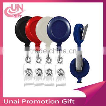 Round Spring Clip Badge Reels