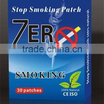 100% natural and safe China cheap herbal anti smoke patch OEM,best supplier quit smoking patch