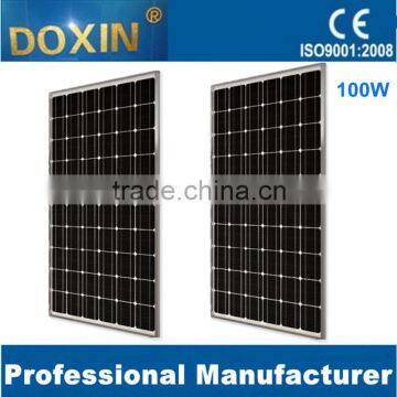 Made In China solar panel 100W mono solar panel