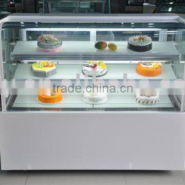 Refrigerated Straight Glass Cake Cabinet