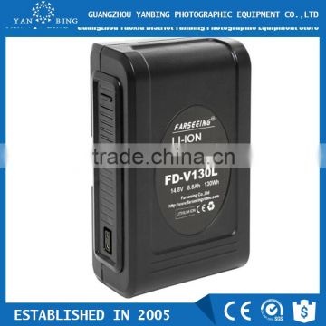 Factpry supply professional camcorder multi-function li-ion battery V130L 8800mAh with 4 voltage output for Sony Pansonic