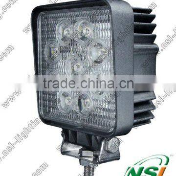 CREE 27W LED Driving Light/9~32V Square LED Work Light/27W Round Light