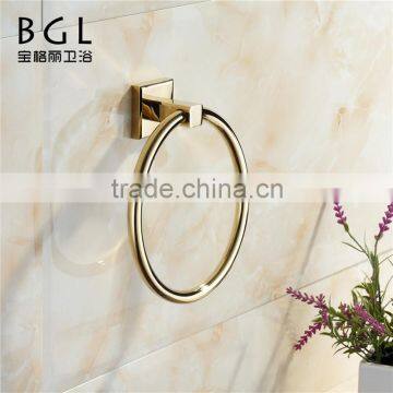 bathroom fitting gold finishing brass great wall mounted towel ring