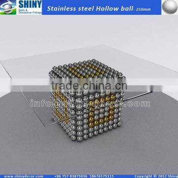 metal hollow ball polished