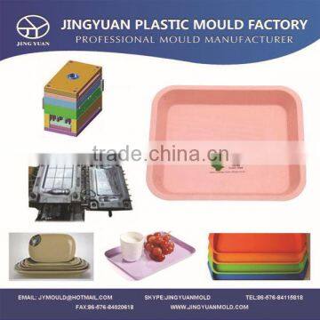 OEM Custom high quality restaurant food tray plastic injection mould supplier