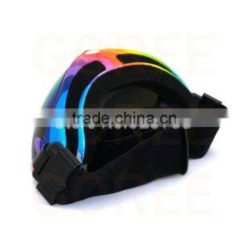 Rainbow Colorful Ski Goggles Country Googles Tinted UV400 Skating Goggles Skiing Snow Anti-fog Dual Lenses photo-4