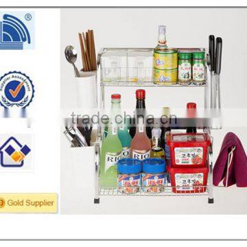 2014 Hot Sale New Design Stainless Steel Kitchen Storage Rack