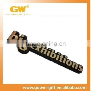 Wholesale custom metal alphabet letter lapel pin badge