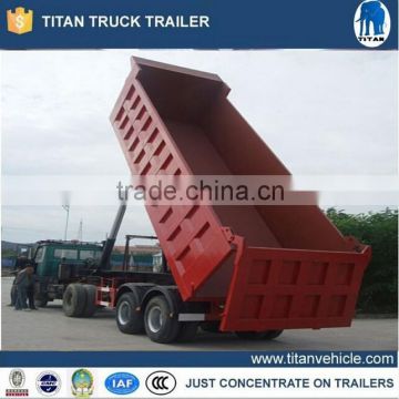 howo tipper trailer with hyva hydraulic cylinder