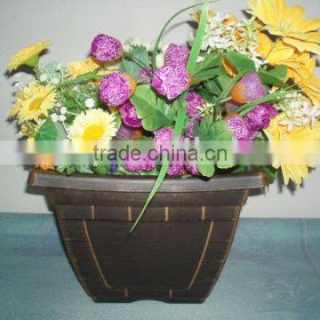 CF250K plastic flowerpot,flowerpot,square pot