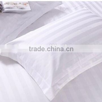 Cotton Sateen Stripe Jacquard Pillow Cover for Hotel