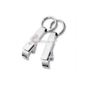 Chrome Mini Bottle & Can Opener Key Ring