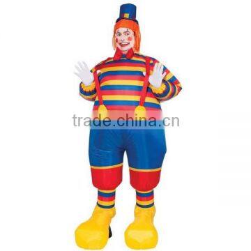 Hola funny clown inflatable costume for sale