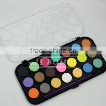 21colours semi dry watercolor paint set