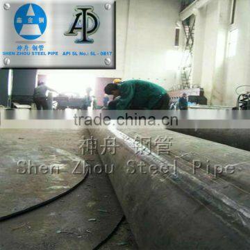 API 5L Gr B LSAW welded pipe 20'' x 10mm gaspipe