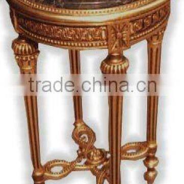 antique reproductions furniture - small antique gold table