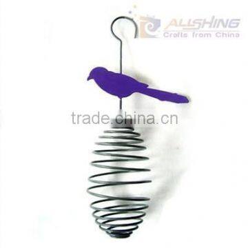 Wholesale Animal Bird Feeder & Frog Yard Stake,Glass & Metal Design, Bird feeder Cage