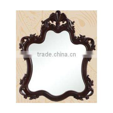 SJ-9180-8 imitation red wooden plastic bathroom mirror