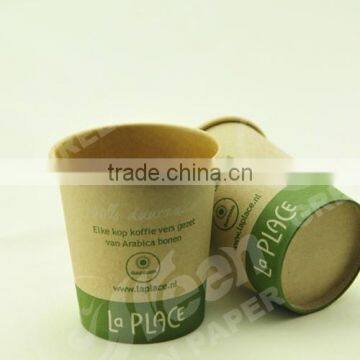 Kraft Paper Made for Beverage,brown Color Cup,green New Develop Product photo-6