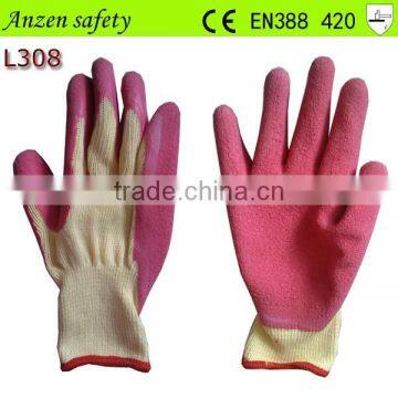 traditional latex coated work glove en388 4343