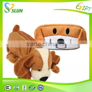 Soft Animal Cow Pencil Case Bags Round Shape Plush Cow Pencil Case photo-4