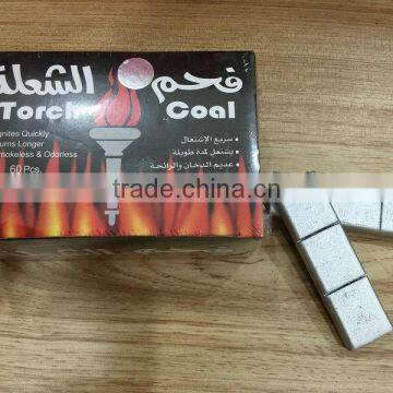 30pcs/box Natural Bamboo Silver Shisha Hookah Charcoal