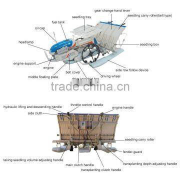 Manual Paddy Transplanter Manufacturer Chinese Factory Hand Paddy Planters Agricultural Machinery 2ZS-4A photo-2