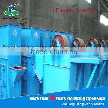 factory price rubber belt large lifting capacity bucket elevator.